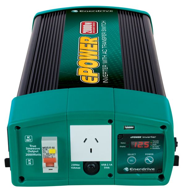 Enerdrive TIAV ePOWER Lithium B-TEC 200Ah Battery 12V BUNDLE - Incl. 40A DC2DC Charger, 40A AC Charger, 720W Solar Panels, ePRO Battery Monitor and 2000W Inverter - K-200-TIAV-2000X (K-200-18) - Image 5