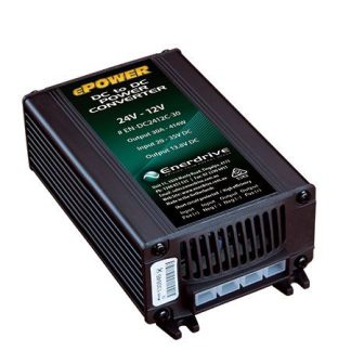 Enerdrive DC to DC Converter 24V-12V/30A - Non Isolated Battery Converter - 20-35VDC Input - 13.8VDC Output @ 30A (EN-DC2412C-30)