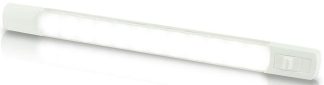 Hella Marine White LED 3W Surface Mount Strip Lamp - 12Volt - WITH Switch - Waterproof (2JA958123001)