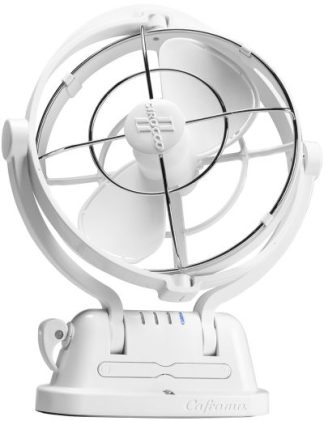Sirocco II Fan 7010 Caframo - 12-24 Volt - White - 3 Speed - 360º Rotation - Ideal for Marine-Boat-Caravans-RV - Quiet Operation (TRA 7010CA White)