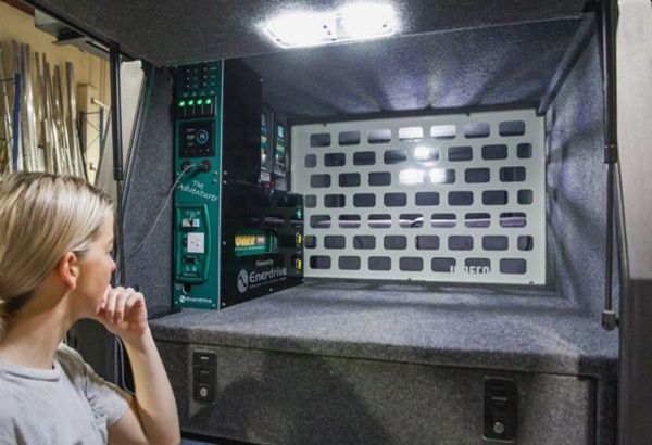 Enerdrive ADVENTURER-03 Power System - ePOWER 40A DC2DC+, ePOWER 40A AC Charger, 2000X Inverter - Simarine LCD Battery WIFI with Tank and Individual Load/Charge Module- 8 x C/Breakers, 4 x Switches & 2 x DUAL USB Outlets (K-Adventurer-03) - Image 3