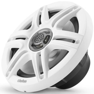 Clarion 6.5 inch CMS-651-SWB 30W Marine Coaxial 2-way Water Resistant Speakers - Sports Grill (16031-001)