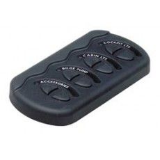 BEP Marinco Contour Switch Panel - Black - Gen2 - 4 Switch - No Fuses - 113766 (CG2-4W-B)