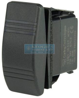 Carling Contura III BEP Rocker Switch - (On)/OFF/(On) - 20A - Single Pole - No Illumination (1001804)