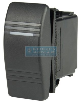 Carling Contura III BEP Rocker Switch - ON/OFF - 20A - Single Pole - LED Illumination (1001801)