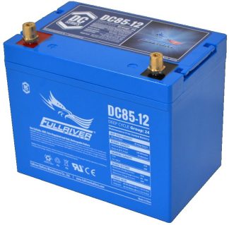 Fullriver DC85 - 12 Volt - 85Ah - 510CCA - Marine Deep Cycle AGM Battery - Maintenance Free Sealed AGM (DC85-12)