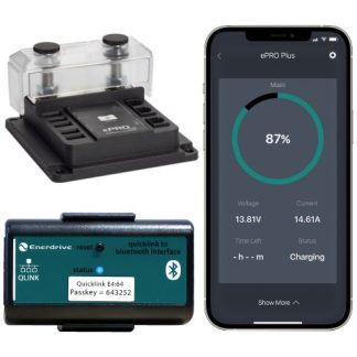 Enerdrive ePRO PLUS SHUNT and BLUETOOTH KIT  - Battery Monitor - 12, 24 and 36 Volts DC - Incl. 500A Shunt (EN6056030-4)
