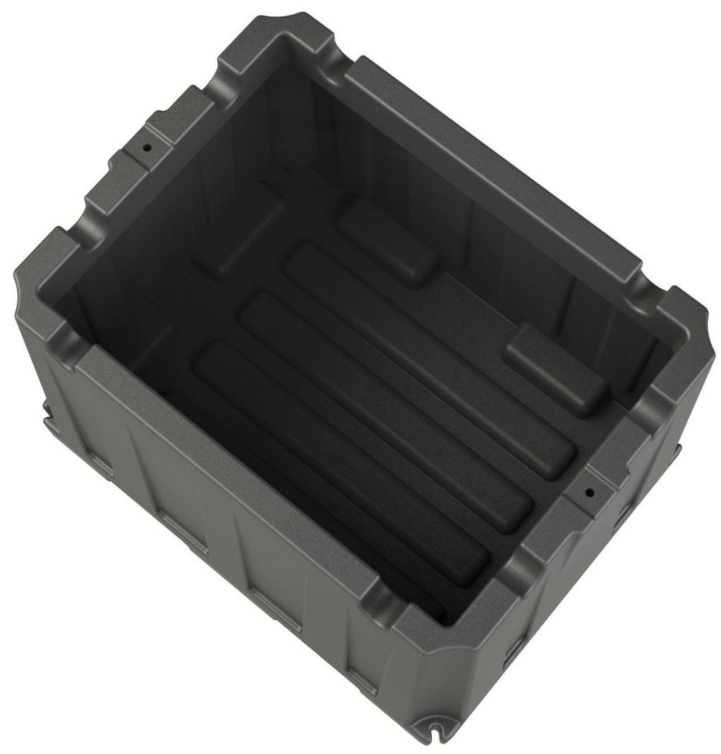Battery Box DUAL 6V - Very Heavy Duty - Suits 2 x US2200 6V Batteries (HM-426) - Image 2