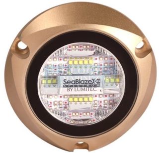Lumitec SeaBlaze X2 Underwater LED Light - Spectrum RGBW 10 - 30VDC  6000 Lumens (123820)