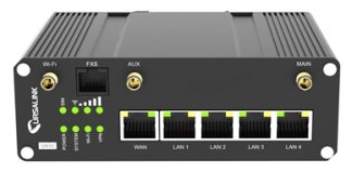 Ursalink / Milesight UR35-L00AU-W-S Cellular WiFi Router with VOICE - 5 x RJ45, WiFi, RS232, I/O, FXS - SIM Card Not Included (M2M-UR-00012)