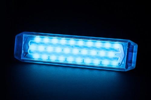 Macris MIU30V7-IB Underwater Light - Ice Blue L-Series LED 7200 Lumens - 372mm x 79mm Surface Mount 10-30VDC - Suits Boats and Floating Docks (1262251)