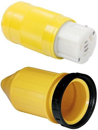 Marinco 32A Shore Power Female Connector with Cover and Weatherproof Locking Ring (SUR Marinco 114765)