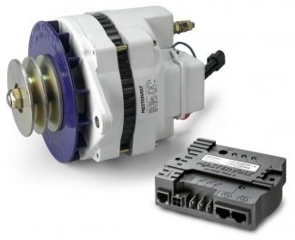 Mastervolt Alpha 24/110 MB Alternator and Regulator Combo - 24 Volt 110 Amp Alternator with Dual Belt Pulley - Six O'clock mounting (SUR 48624110)