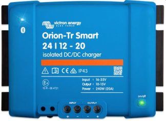 Victron ORION-Tr SMART DC-DC Battery Charger 24/12-20 - Isolated - Built-in Bluetooth (ORI241224120)