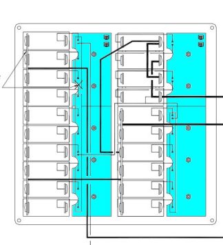 BEP Lighting PCB to Suit 12/24VDC Switch Panels - 4 Way Circuit Board to Control Backlighting (PCB-4W-DC-SP)