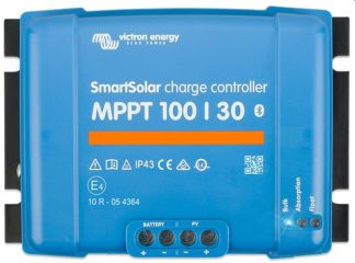 Victron SmartSolar MPPT 100/30 Solar Charge Controller - Solar Panel Regulator with Bluetooth Control Built-In – Suits 12 or 24V Systems (SCC110030210)