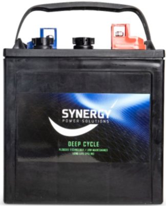 Synergy SY6GC-240 - 6 Volt 240Ah - Deep Cycle Flooded Lead Acid Battery - Commercial Quality Heavy Duty Cycling Battery (SY6GC-240)