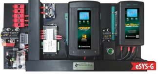 Enerdrive eSYSTEM-G DIY Installation KIT - Incl. 40A AC Charger, 40A DC Charger, MPPT Solar Charger, Simarine LCD Battery Monitor (eSYS-G)