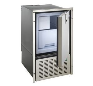 Isotherm Marine Ice Maker Stainless Steel - Makes up to 8Kg WHITE ICE per Day - Holds 12L Refrigerated (5W08A11IMN)