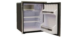Isotherm CR85 S/S INOX Clean Touch Stainless Steel Fridge/Freezer - 12 or 24 Volt - 81L Fridge with 4L Freezer - Reversible Door Hinge - 381709 (C085RNEIT11111AA)