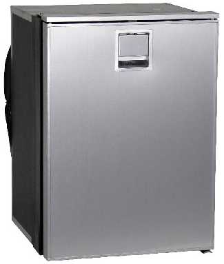 Isotherm Cruise Elegance CR42EL - 42L Marine and RV Fridge/Freezer - 12 or 24 Volt - Right or Left Hand Opening Silver Door - Central Handle (EL42SDC)