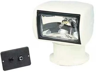 Jabsco 135SL Remote Control Searchlight Kit - 12 Volt - 4 Amp - Electronic Remote Panel - 100,000 CP Halogen (J60-100)