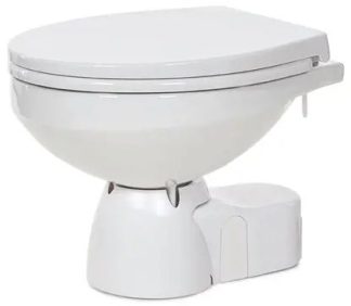 Jabsco Quiet Flush E2 Toilet - Freshwater Flush - 24 Volt - REGULAR BOWL (J10-167)