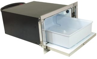 Isotherm CR36 Inox Stainless Steel Drawer Fridge - 12 or 24 Volt - 36 Litre - Compressor May Be Mounted up to 1.2m Away - 381632 (1036BA1EK)