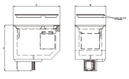 Isotherm BI 92 Litre - 12 to 24 Volt DC Only - 92 Litre Built-in Top Loading Fridge-Freezer - Dual Lid (3092BB2B) - Image 2