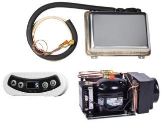 Isotherm Compact Air Cooled Marine Refrigeration - DIY Build In Kit - Eutectic Holding Tank - Suits Fridge to 150L or Freezer to 50L - NEW ITC Digital Display System (U150X050A17161AA) 381538