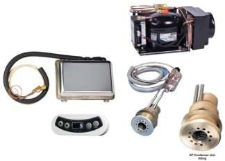 Isotherm Compact SP Water Cooled Marine Refrigeration - DIY Build In Kit - Eutectic Holding Tank - Suits Fridge to 100L or Freezer to 35L - NEW ITC Digital Display System - U100X035A17361AA (381564)