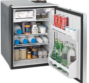 Isotherm Cruise Elegance CR85EL - 85L Marine Fridge/Freezer - 12 to 24 Volt Changeable Left or Right Hand Door (EL85SDC)