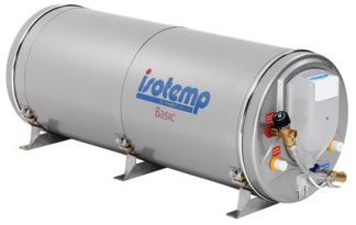 Isotherm Basic 75 (75L) Marine Hot Water Heater with Thermostatic Mixing Valve Fitted - 240VAC 1200W Electric and Heat Exchange (KTH6075B1B000003)