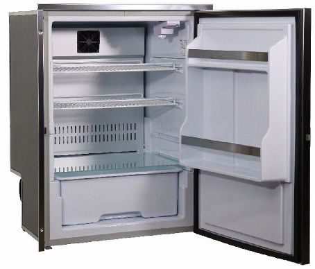 Isotherm CR160 DRINK Inox Stainless Steel Drinks Fridge - 12 or 24 Volts - 160 Litre Fridge Only - Right Hand Door Hinge - C160RNEIA12