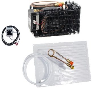 Isotherm Compact GE80 Classic Air Cooled Marine Refrigeration - DIY Build In Kit - Flat Evaporator Plate - Suits Fridge to 80L Max (U080x000P11111AA)