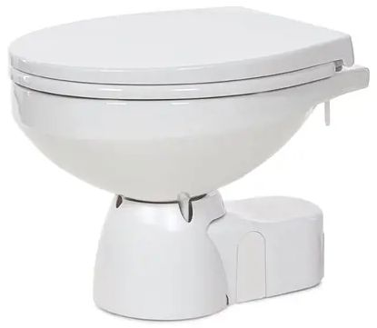 Jabsco Quiet Flush E2 Toilet – Saltwater Flush – 24 Volt – REGULAR BOWL (J10-165)